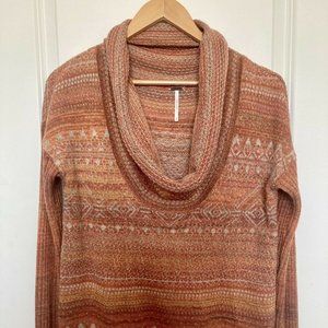 Free People Cowl Neck Pullover Sweater - Pre-owned - Size Medium
